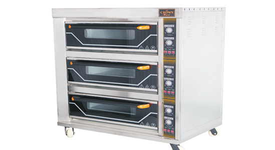 Crown A 3 Deck 6 Tray Electric Oven